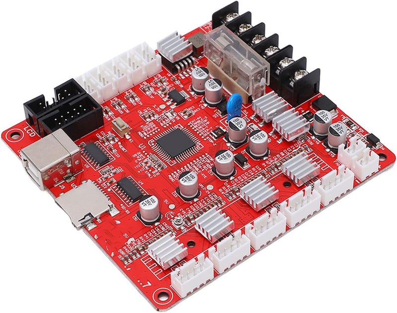 High Performance 3D Printer Motherboard PWM 3 Way Output Control Board with USB Interface for Anet A8 Plus 12V 24V Power Support Integrated Stepper Driver - Image 1