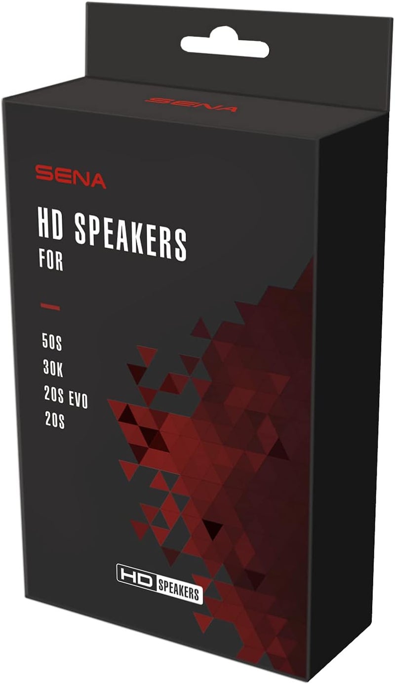 Sena - Sc-A0325 High Definition Speakers, Improved Bass And Clarity | Fits 20S Evo And 30K | Upgraded (Black, One Size) - Image 1