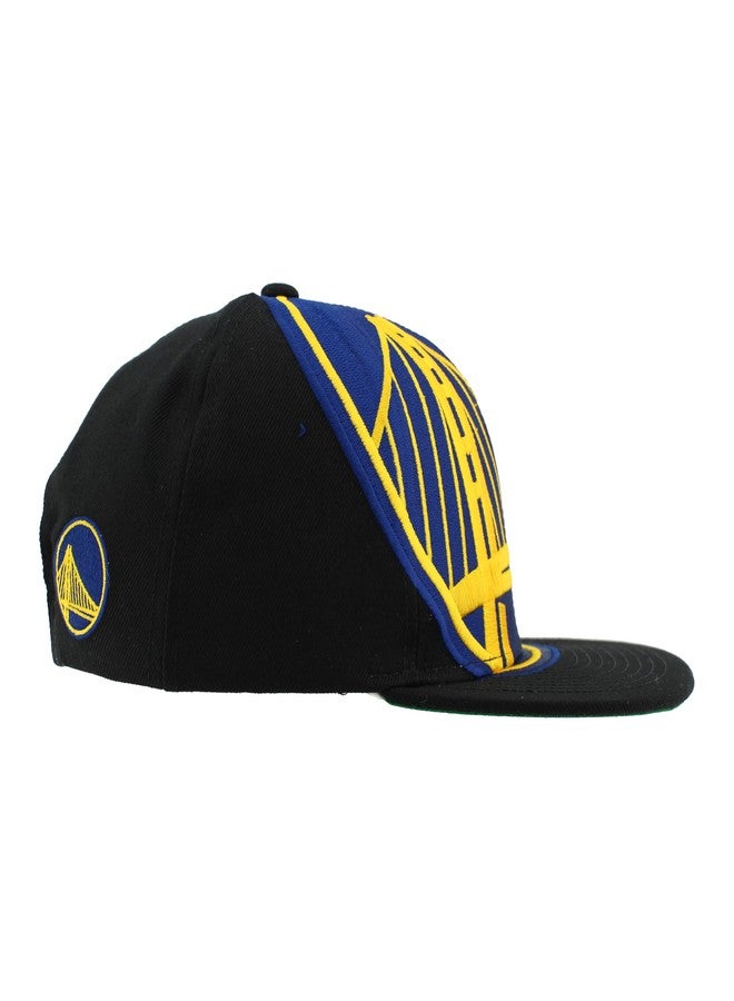 ZHATS Golden State Warriors NBA Officially Licensed Adjustable Snapback Hat Flat Bill Z11 Retro Over The Top - Image 4