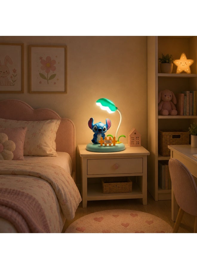 نجفة شوب اباجوره مكتب بتصميم كرتوني على شكل Stitch بإضاءة LED موفرة للطاقة – ديكور لطيف لغرفة الأطفال أو المكتب - Image 4