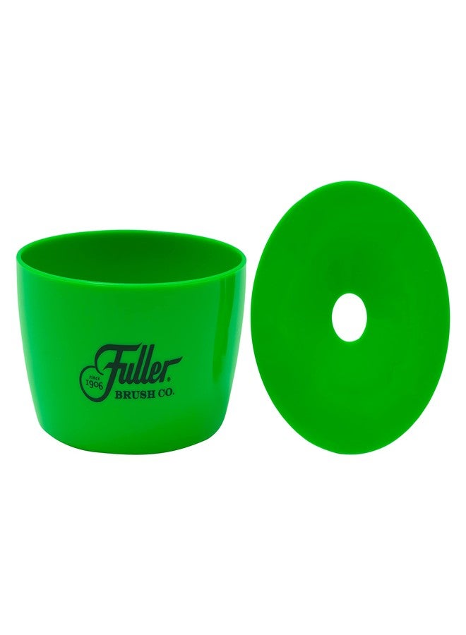 Fuller Brush Handy Holder with Drain Rack - Small Sink Caddy for Organizing Cleaning Sponges & Tools - Removable Drain Tray, Dishwasher Safe - Green - Image 2