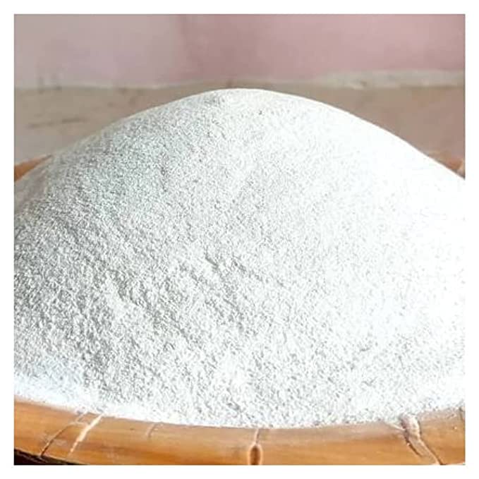 SK Pure White Rangoli PowderWhite Rangoli Powder for Diwali Navratri Pongal Pooja MandirKolamMugguluRangoli 1 Kg - Image 1