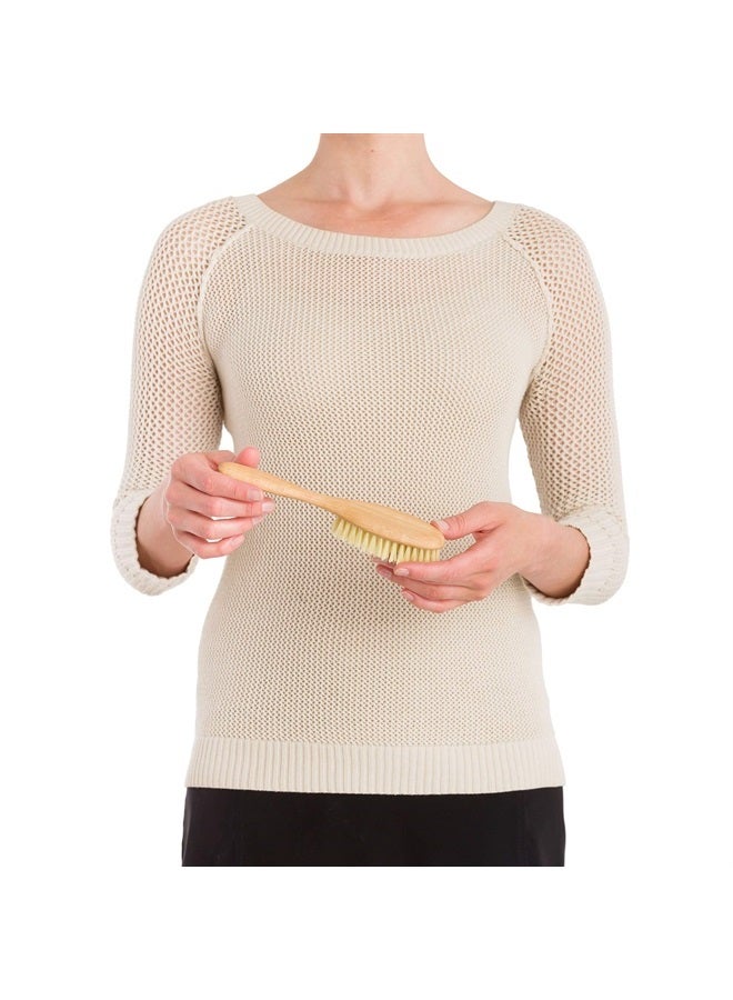 Redecker Tampico Fiber Hairbrush with Oiled Beechwood Handle, 8 inches - Image 3