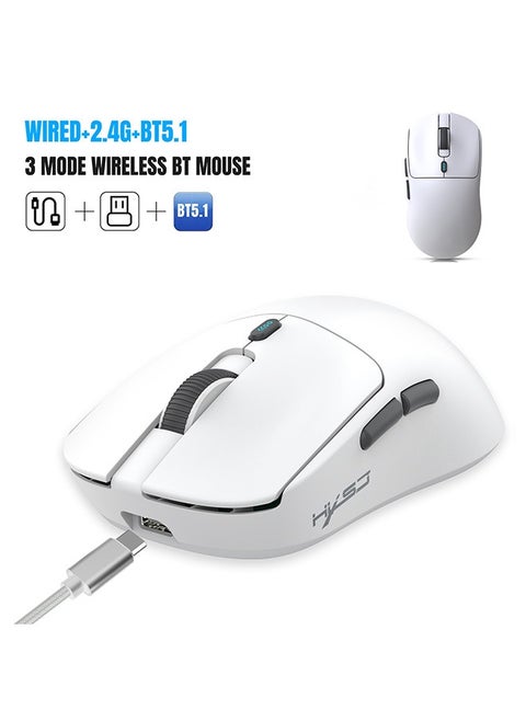 ماوس الألعاب HXSJ T68 ثلاثي الأوضاع مع سبعة أزرار قابلة للبرمجة TTC Micro-Motion 12000DPI