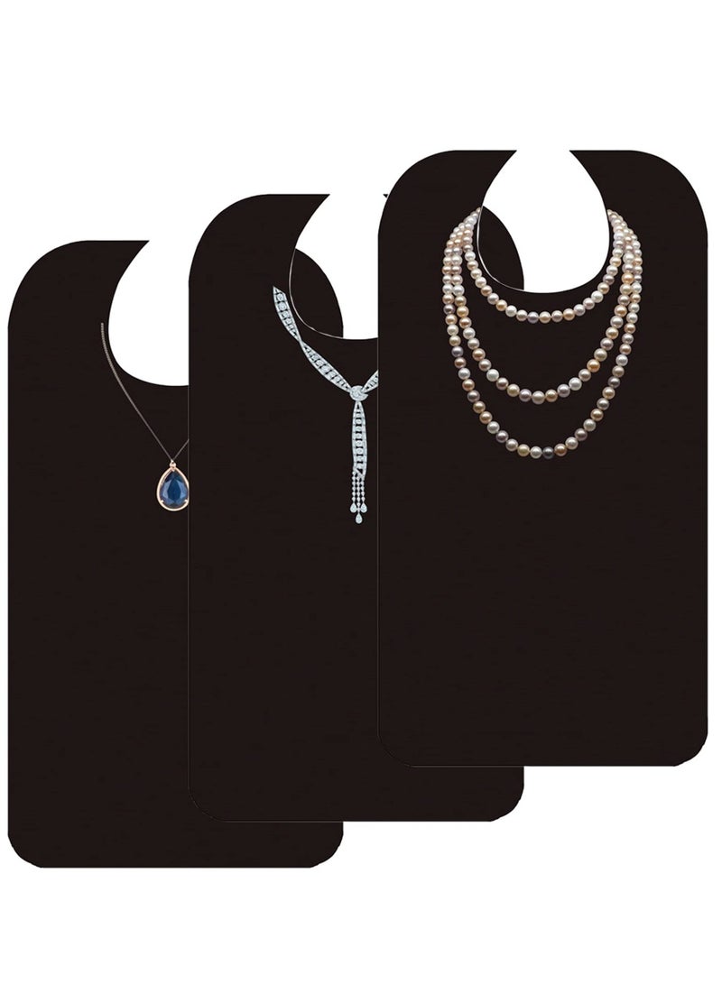 Excefore Adult Bibs for Women Washable Waterproof Reusable Adult Clothing Protectors with Crumb Catcher Pearl Pattern Bibs - Image 1