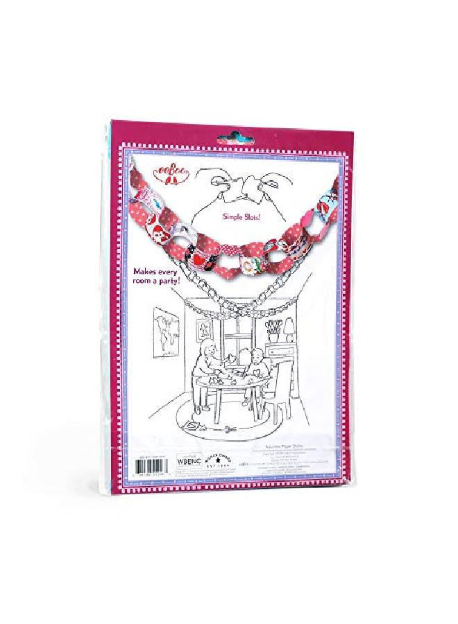 eeboo Valentine Paper Chain 120 Links - Image 4