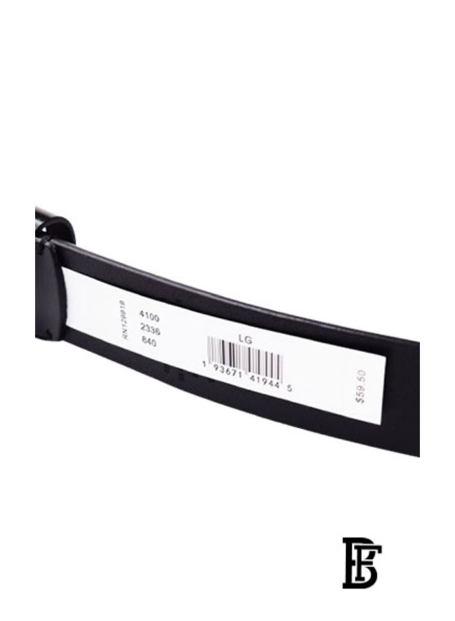 Calvin Klein Jeans Calvin Klein Genuine Leather Black Men's Belt CKB1.1 - Image 2