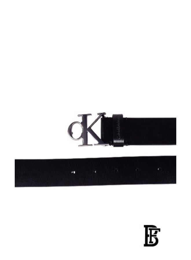 Calvin Klein Jeans Calvin Klein Genuine Leather Black Men's Belt CKB1.1 - Image 1