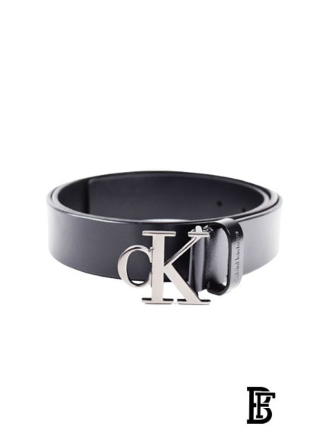 Calvin Klein Jeans Calvin Klein Genuine Leather Black Men's Belt CKB1.1 - Image 4