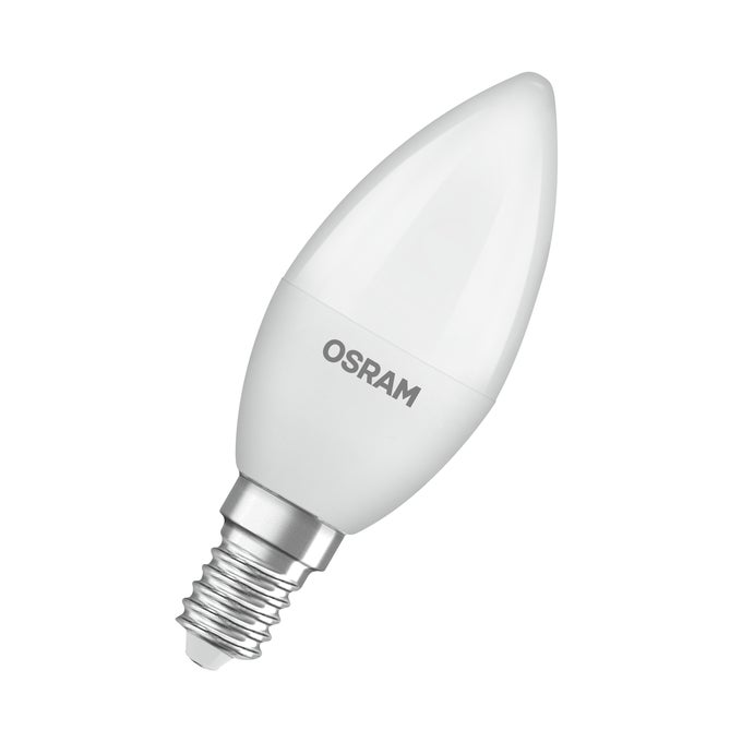 Osram LED Superstar PCR Classic B 4.9W, 827 Frosted E14, Dimmable, Energy Saving, Mercury-Free, Low Heat Output LED Bulb - Image 1