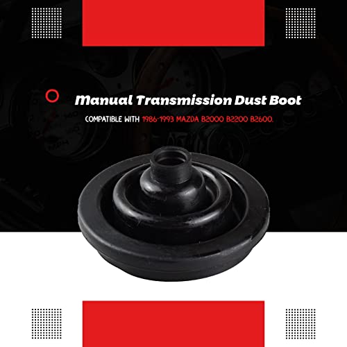 Whautole Manual Transmission Dust Boot,UB39-64-491,Compatible with 1986-1993 Mazda B2000 B2200 B2600. - Image 2