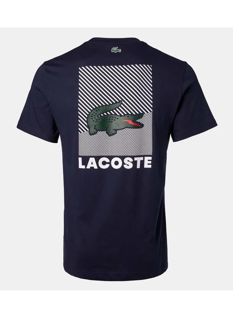 Lacoste Regular Fit Printed Cotton T-Shirt