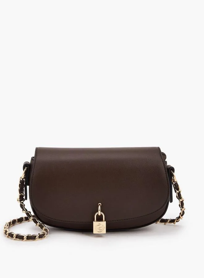 بابريكا Solid Crossbody Bag With Chain Strap
