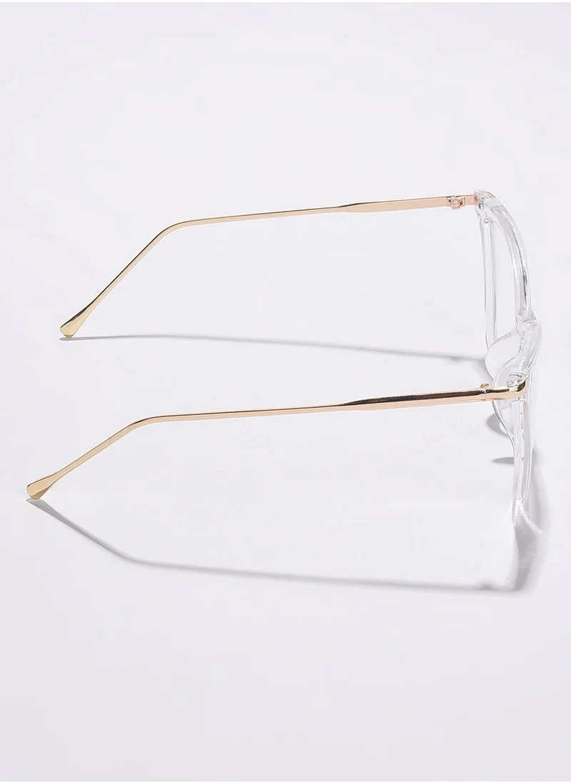 Haute Sauce Clear Lens -Toned Cateye Sunglasses