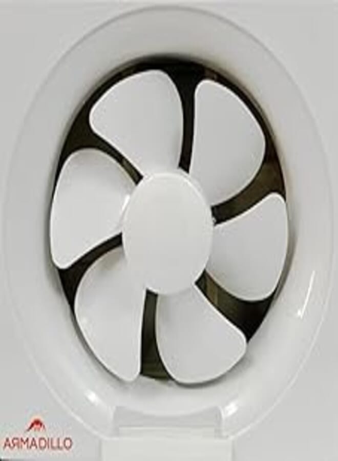 Armadillo Ventilating Fan 25- Metal Body Without Plastic Cover- 30Watt-White
