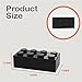 YUJHITP 500 Piece Black Bricks Bulk 2x4 Building Bricks Flat Compatible With Lego Parts and Pieces Color Black - Image 4