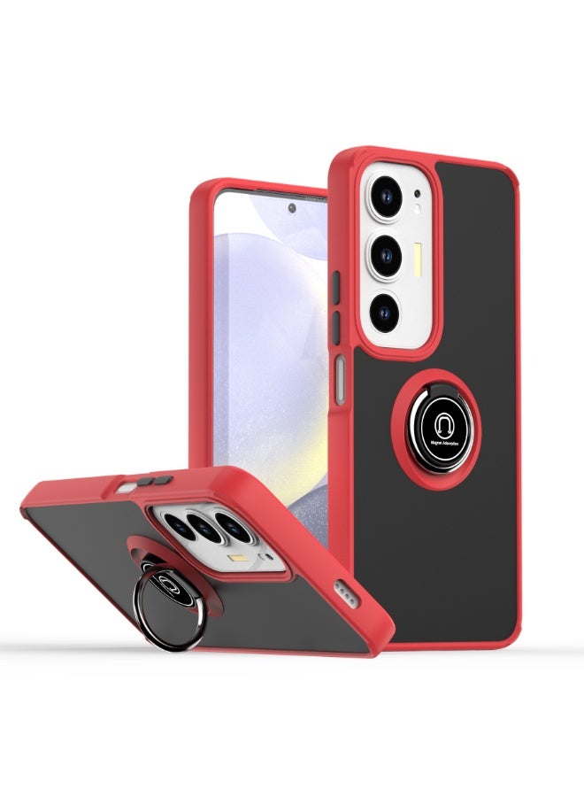 عام غطاء فيفو واي 19 إس مع حلقة معدنية قابضة وحامل قائم للسيارة المغناطيسي، غطاء خلفي غير لامع صلب مقاوم للصدمات. - Image 1