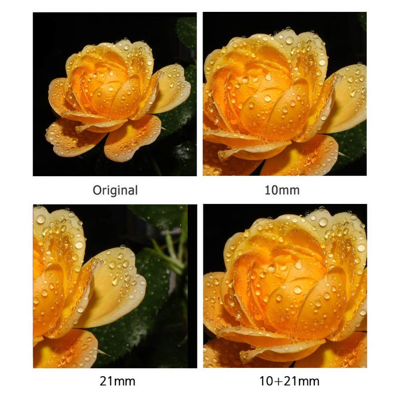 mcoplus مجموعة محولات أنبوب التمديد ماكرو التركيز التلقائي Mcoplus لكاميرا كانون EF-M EOS المرآة EOS EOS-M M2 M3 M5 M6 M10 M50 M100 (10 مم، 21 مم) - Image 5