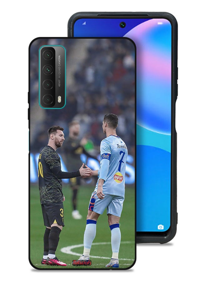 Tolwak Huawei P smart (2021) Protective Case Cover Messi And Ronaldo - Image 1