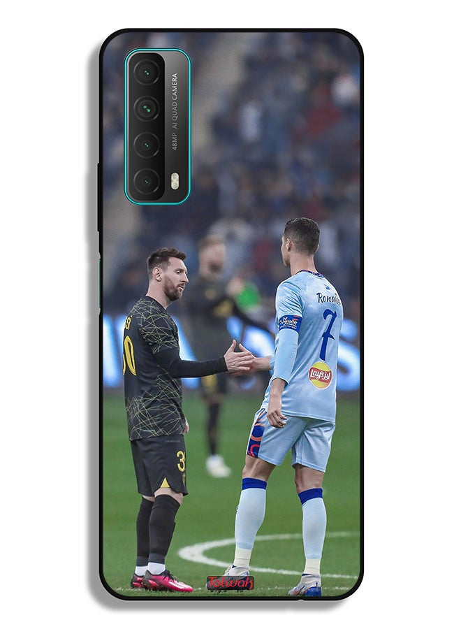 Tolwak Huawei P smart (2021) Protective Case Cover Messi And Ronaldo - Image 2