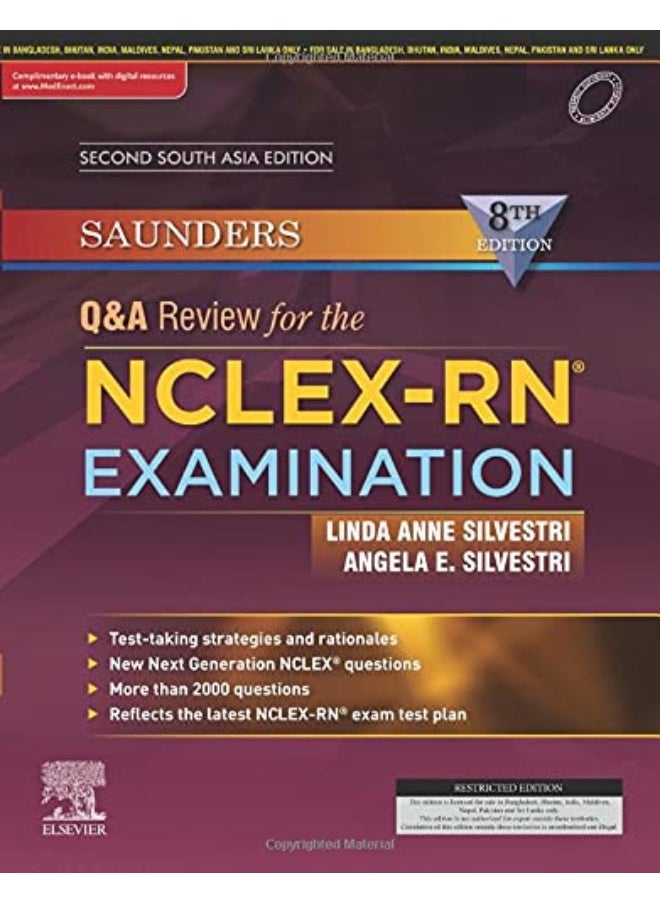 Saunders Q And A Review For The Nclex Rn Eaxmintion With Access Code 8Ed (Second Sae) (Pb 2021) 