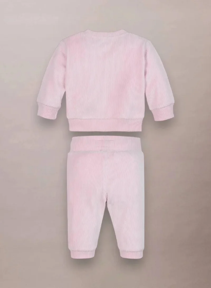 Calvin Klein Jeans Pink Ice Newborn Velvet Fleece Giftset  | Best Price UAE