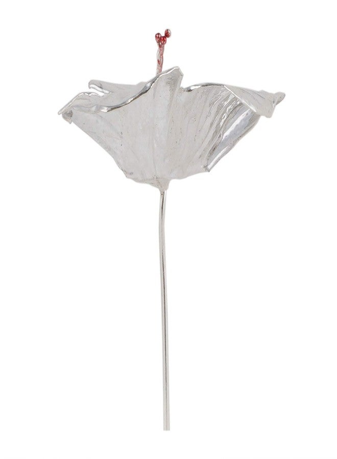 DHRUVS COLLECTION 925 Silver Lotus Flower for Pooja, Temple Decoration & Gifting Purpose - Image 1