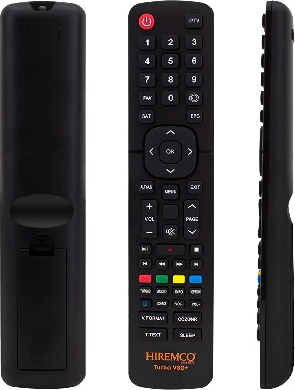 AYT Hiremco Turbo V8D+ Full HD Satellite Receiver Remote Control