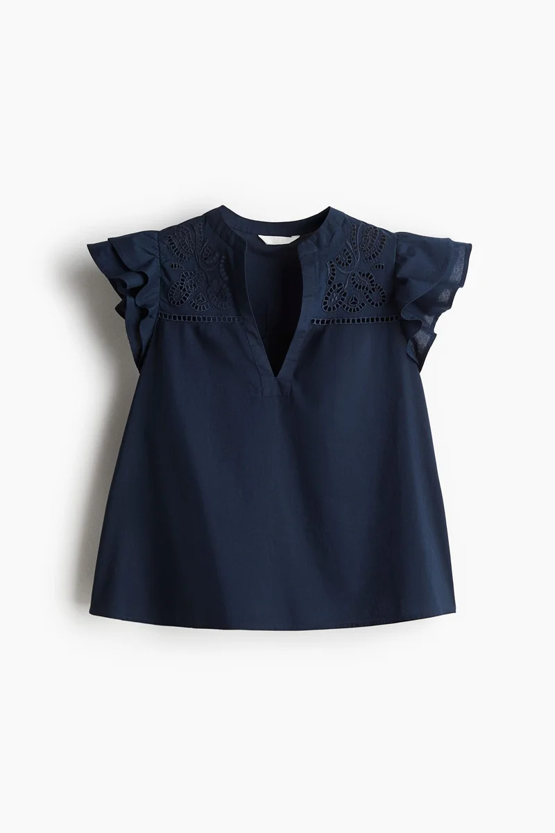 H&M Broderie Anglaise Blouse
