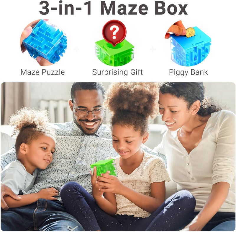 Money maze puzzle box, 2 units, makes cash gift more fun, challenging money maze and brain puzzles for kids and adults. - Image 2