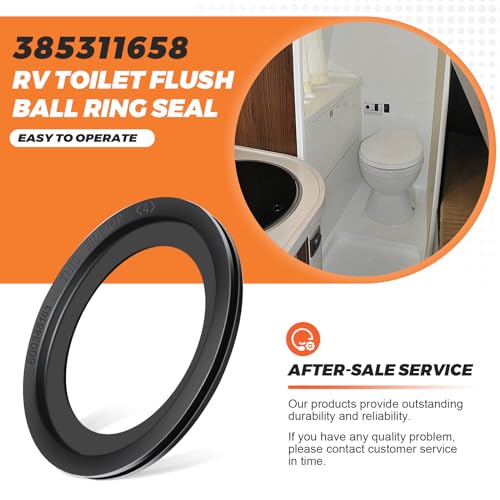 Beaquicy Upgraded 385311658 RV Toilet Seal by Beaquicy, Flush Ball Seal Gasket Replacement for Dometic 300/310/320, Toilet Seal Parts Solve The Leakage Problem, 3Pack - Image 3