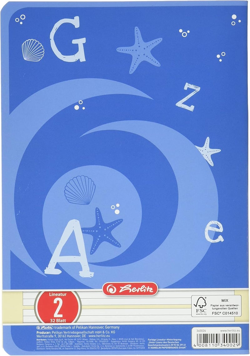 herlitz Schulheft x.book, DIN A5, Lineatur 2 / liniert - Image 2