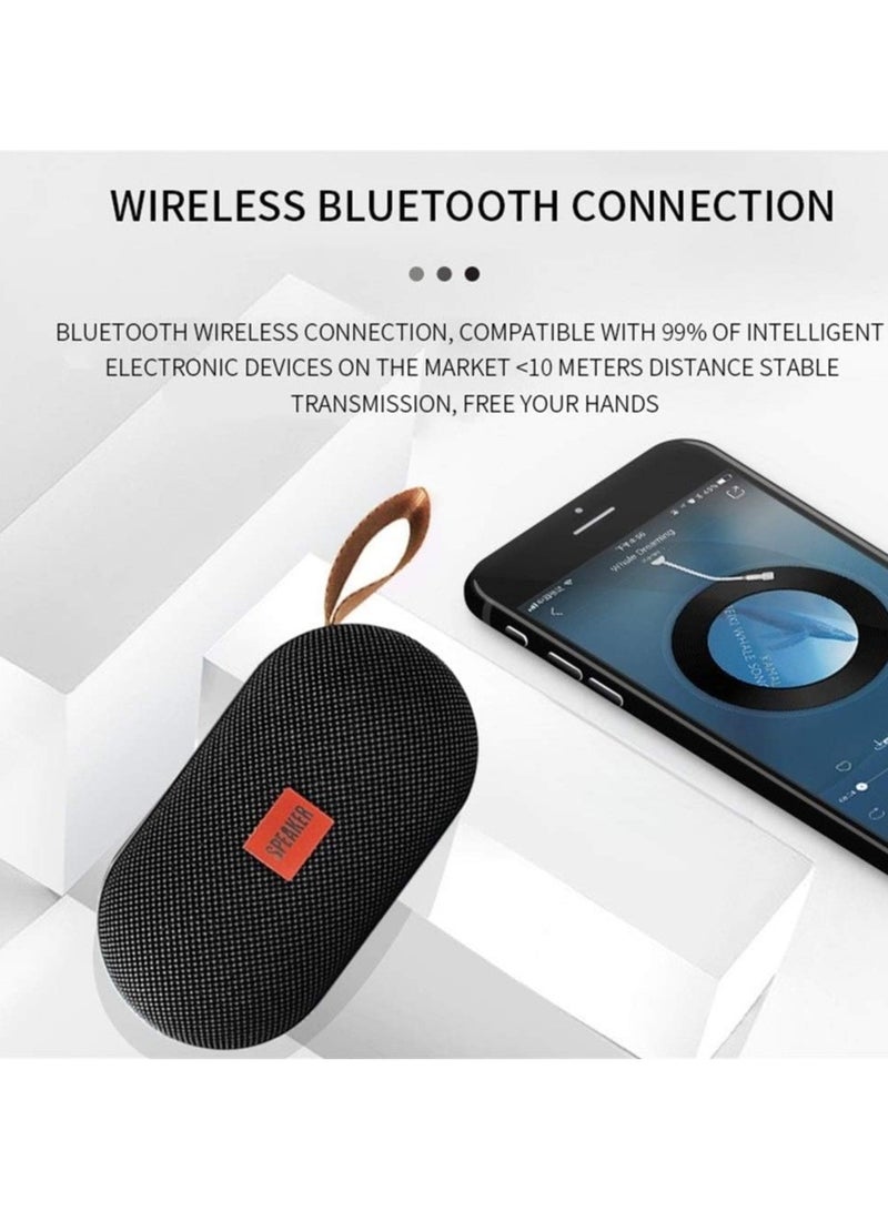 SPEAKER Mini bluetooth speaker with ring wireless speaker 3D outdoor stereo support FM TF card gives you excellent experience  - Image 3