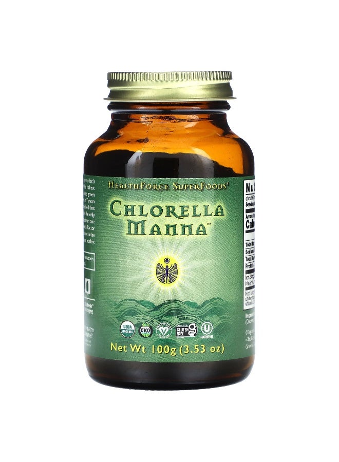HEALTHFORCE SUPERFOODS HealthForce Superfoods, Chlorella Manna™, 3.53 oz (100 g)  - Image 1