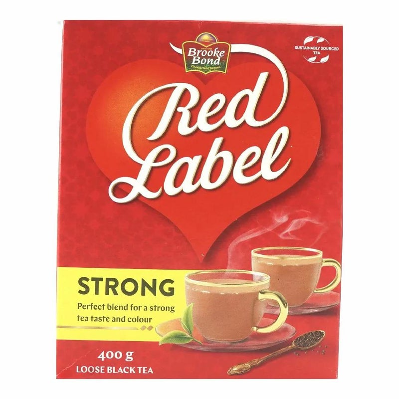 Brooke Bond شاي بروك بوند الأحمر القوي، شاي أسود سائب - 400 جرام - Image 1