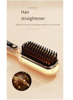 General Mini Ionic Straightening Comb – Travel-Friendly Straightener & Curler for Men/Women, Dual-Use Hair Styling Tool  - Image 4