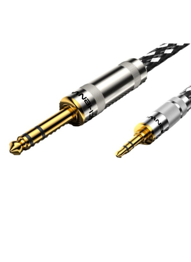 Generic Zhenwei 3.5mm To 6.5mm Public-to-public Audio Cable Mobile Phone Laptop Audio Box Cable 6.3-Color:3.5 Revolution 6.5 Large Two-core-Length:10 M  - Image 5