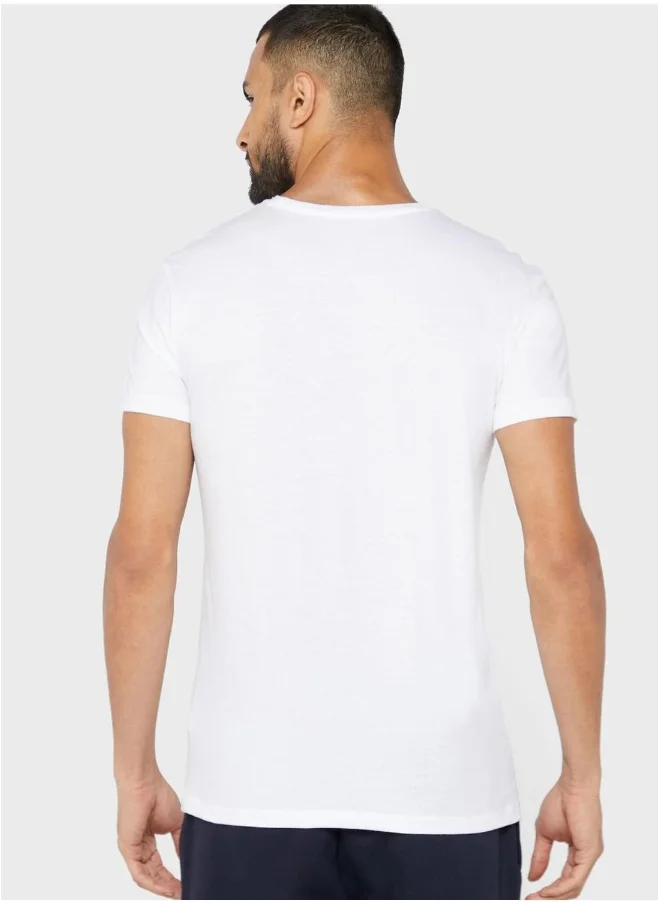 GANT 2 Pack Essential Crew Neck T-Shirt