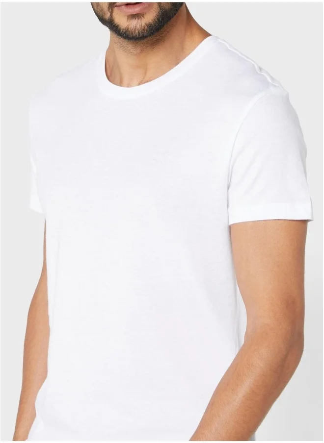 GANT 2 Pack Essential Crew Neck T-Shirt