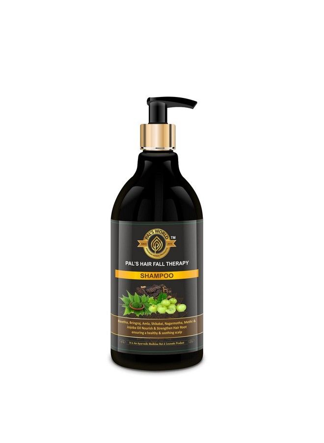 Pal's World Amla Reetha Shikakai Shampoo With Bringraj Nagarmotha Methi & Jajoba Oil Ayurvedic Hair Fall Shampoo For Hairfall Control & Strengthen Hair Root For All Hair Types For Women Men 300 Ml - Image 1
