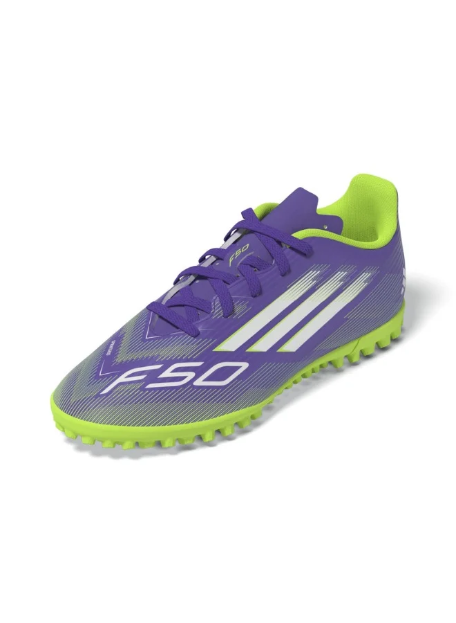 Adidas Adidas F50 Club Tf J U Purple Football/Soccer Shoes For Kids