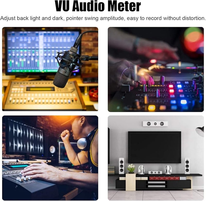 DB35 Q VU Meter Kit With Driver Board 2 PCS Audio Level Meter Backlight Adjustable - Image 4