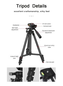 TIGER Vlogging YouTube Starter Kit – Complete Setup for Content Creators, Includes LED Ring Light, Tripod, Microphone, Camera Remote, and More for Professional Video Production  - Image 2