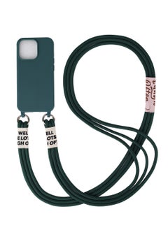 Crossbody mobile phone case lanyard three-string combination convenient spring buckle hanging neck anti-lost suitable for iPhone 13/iphone 14/iphone 15
