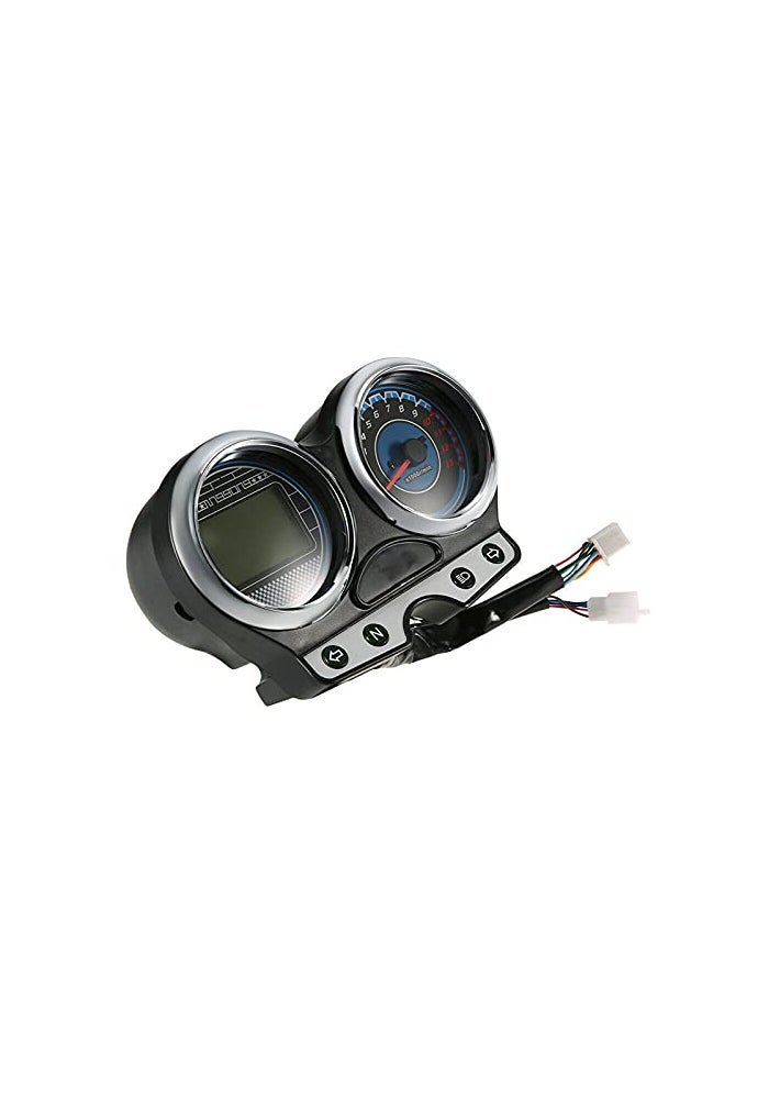 DEMULAX Motorcycle Digital Speedometer Tachometer Gauge - Image 3