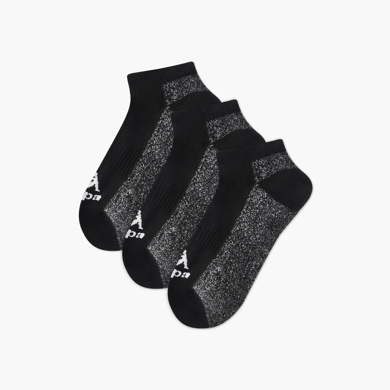 Kappa Set of 3 - Kappa Striped Ankle Length Half Terry Socks