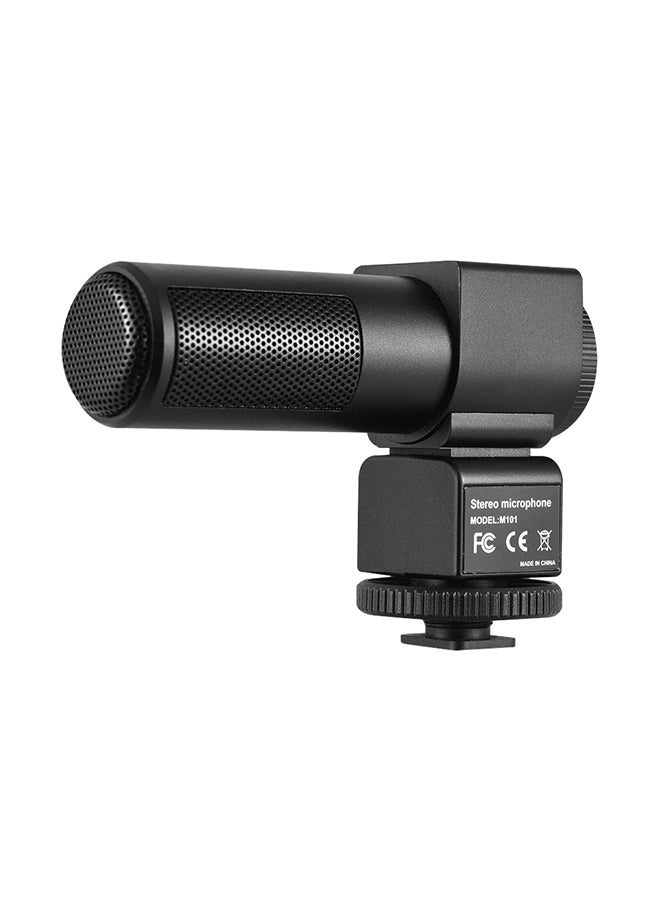 NIBEMINENT M101 Stereo Microphone With Windscreen Black  - Image 2