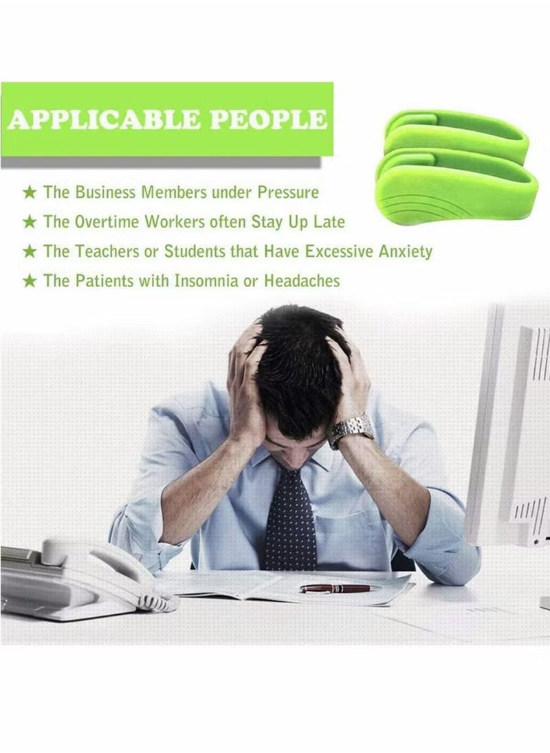 Generic - 3 Pack Palm Pressure Clip Migraine Relief Hand Massager Exercise Relax for Tension Headache & Migraine Relief Naturally Wearable Hegu Acupressure Point Massager Tension Exerciser - Image 1