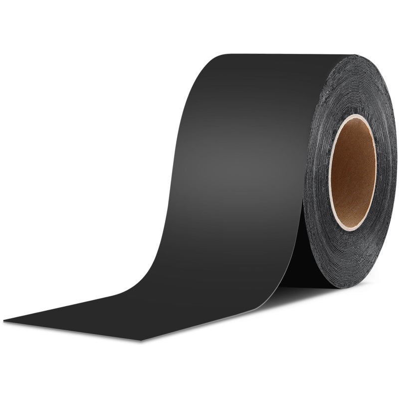 Ramkle Butyl Sealant Tape, RV Roof Tape Black, 4 Inch x 50 Feet RV Repair Sealant Waterproof Tape, UV & Weatherproof Butyl Roofing Tape for Window, Boat Sealing, Truck and Trailer Roof Sealant - Image 1