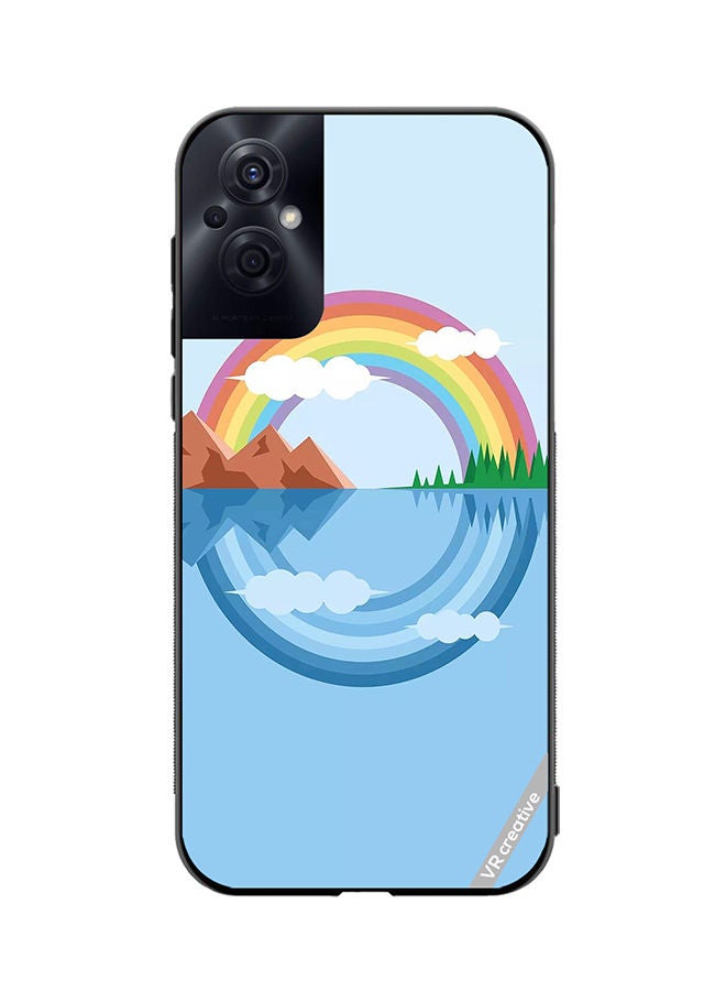 VR CREATIVE Protective Case Cover For Oppo Reno8 Z Colorful Sea Design Multicolour - Image 1